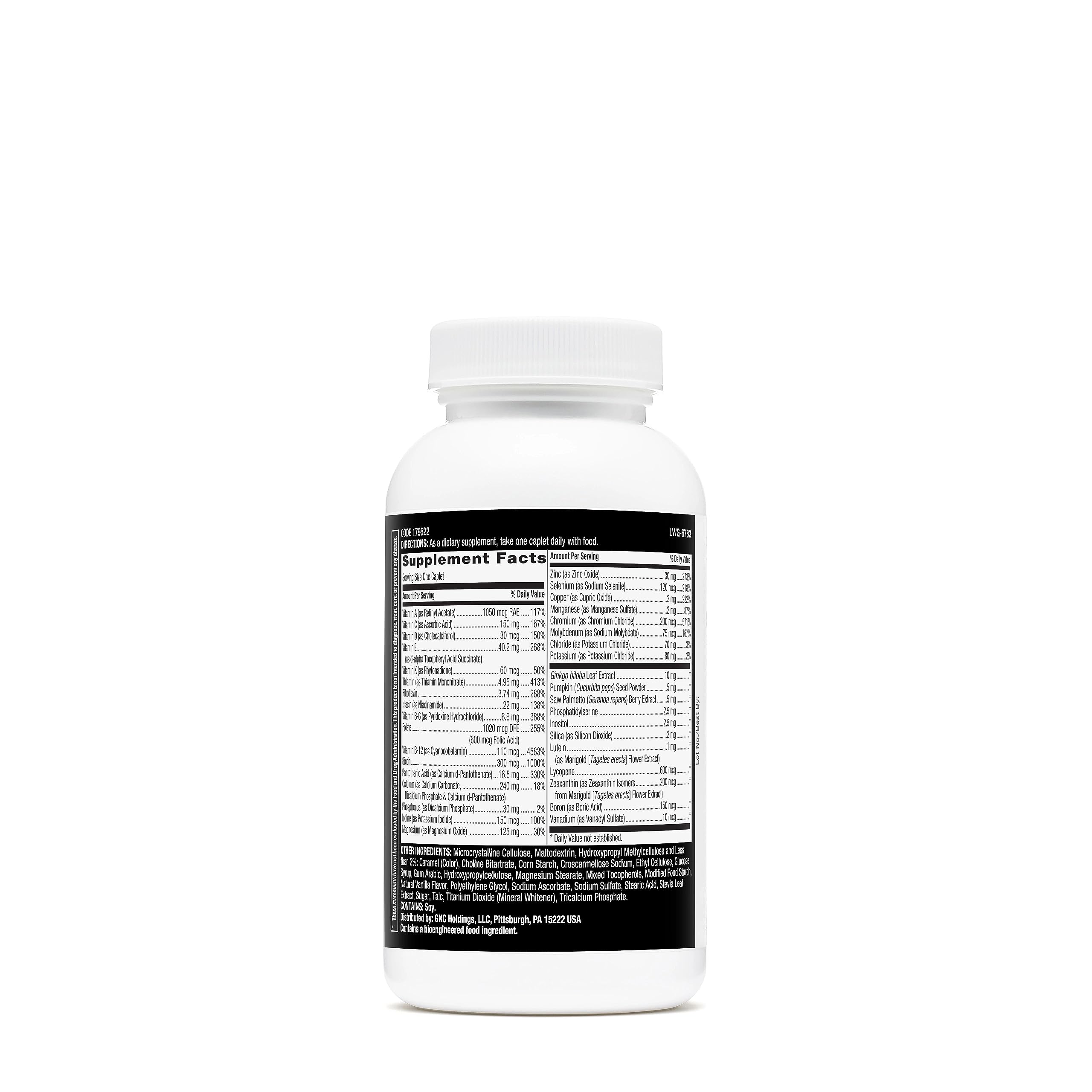 GNC Mega Men 50 Plus One Daily Multivitamin Twin Pack with two bottles
