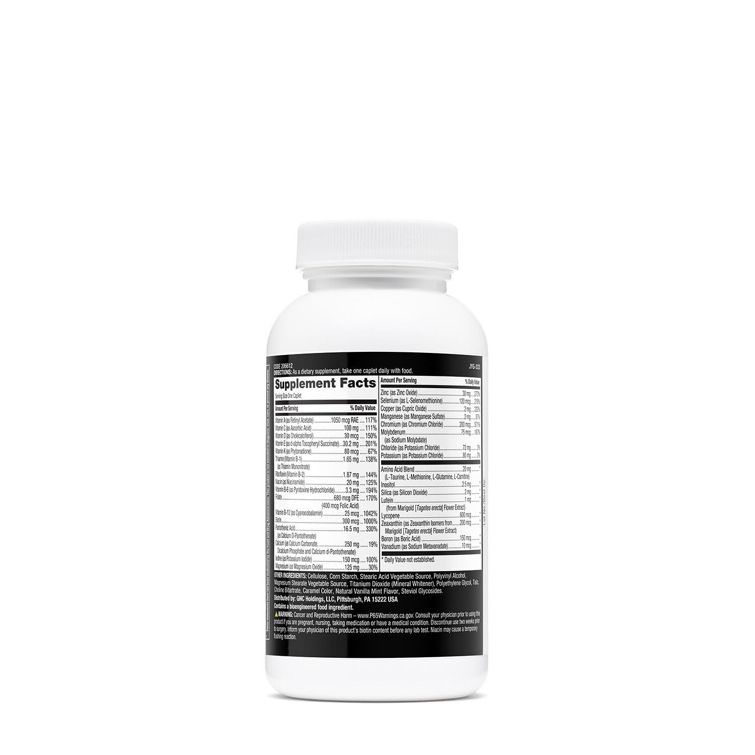 60-count bottle packaging and branding on white background
