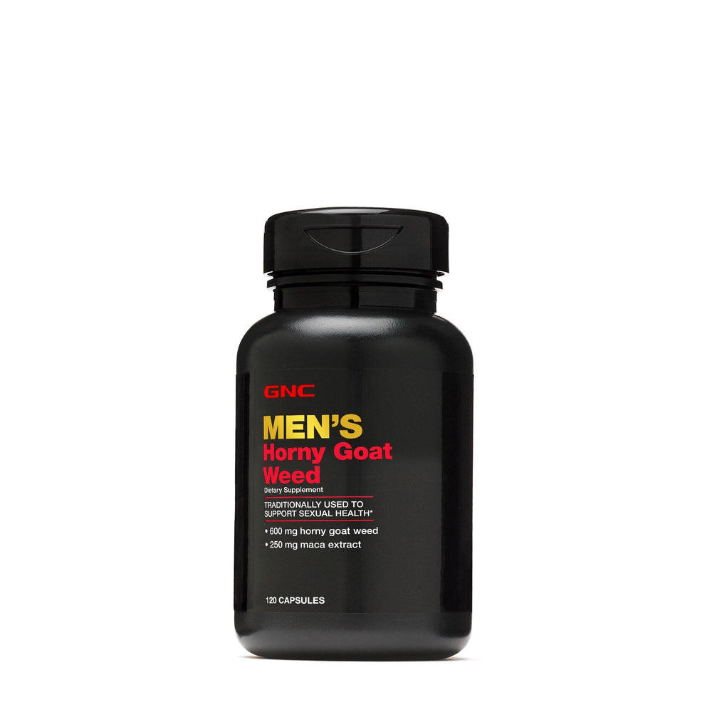 GNC Men's Horny Goat Weed bottle label