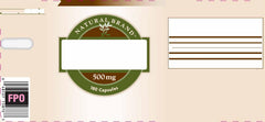 GNC Psyllium Seed Husk 500 mg packaging side view showing two-pack supply