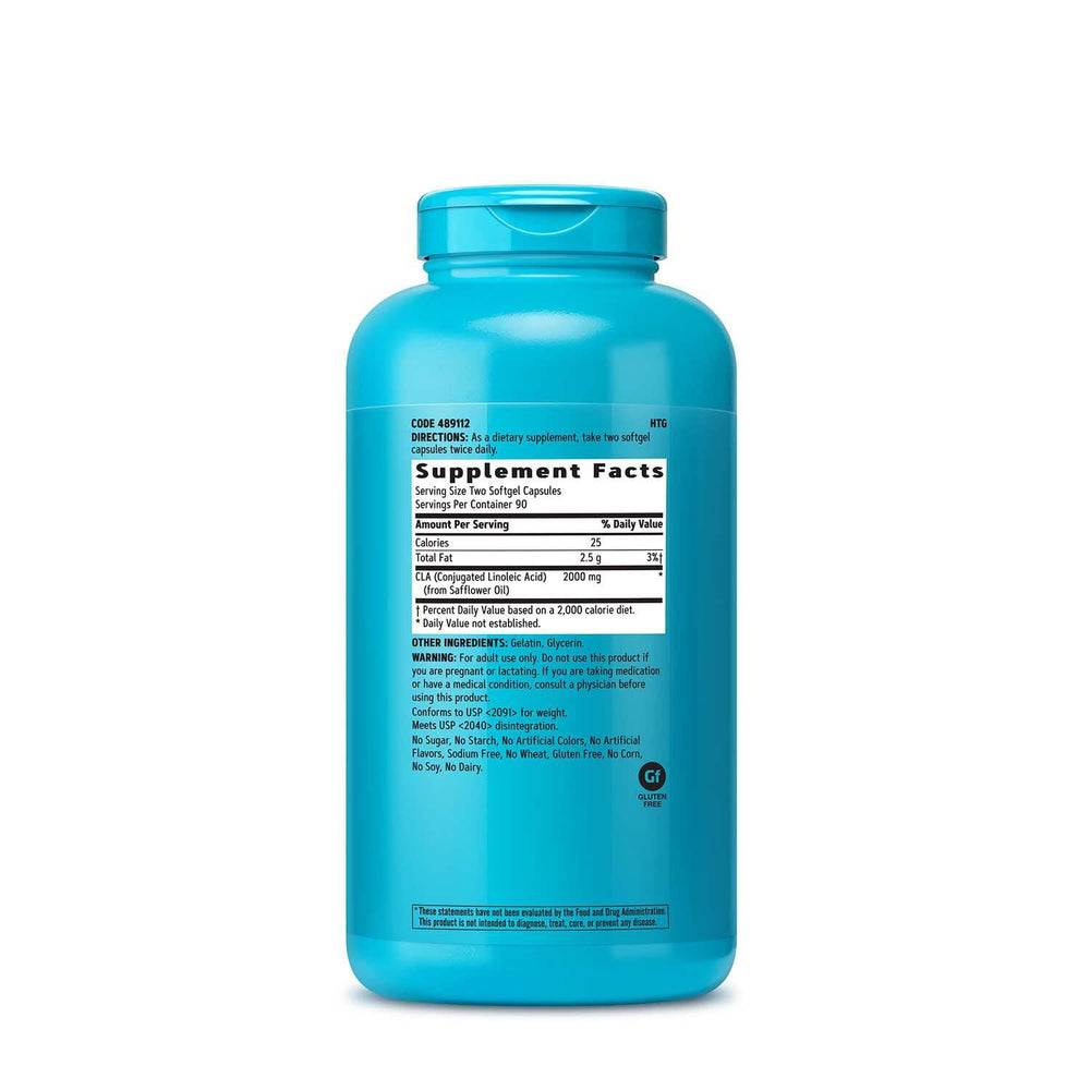 Detail of CLA label on GNC Total Lean CLA