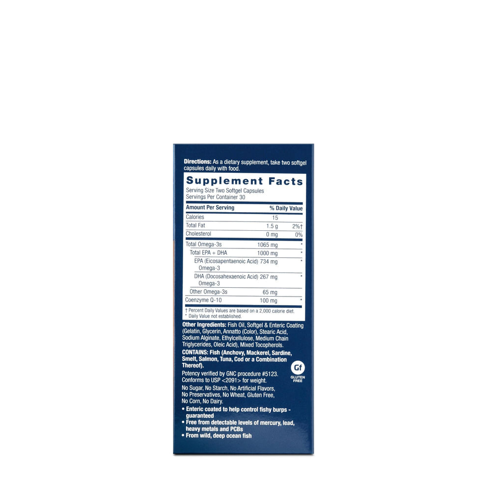 Enteric-coated fish oil softgel capsules