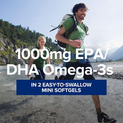 Enteric-coated mini softgels to reduce fishy burps