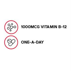 Label detail for GNC Vitamin B-12 1000mcg