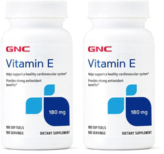 GNC Vitamin E 200mg softgels bottle - pack of 2