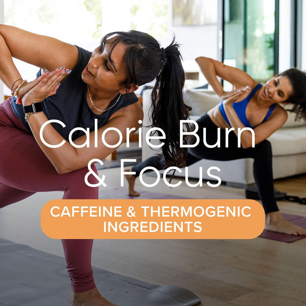 Thermogenic ingredients highlighted on bottle packaging