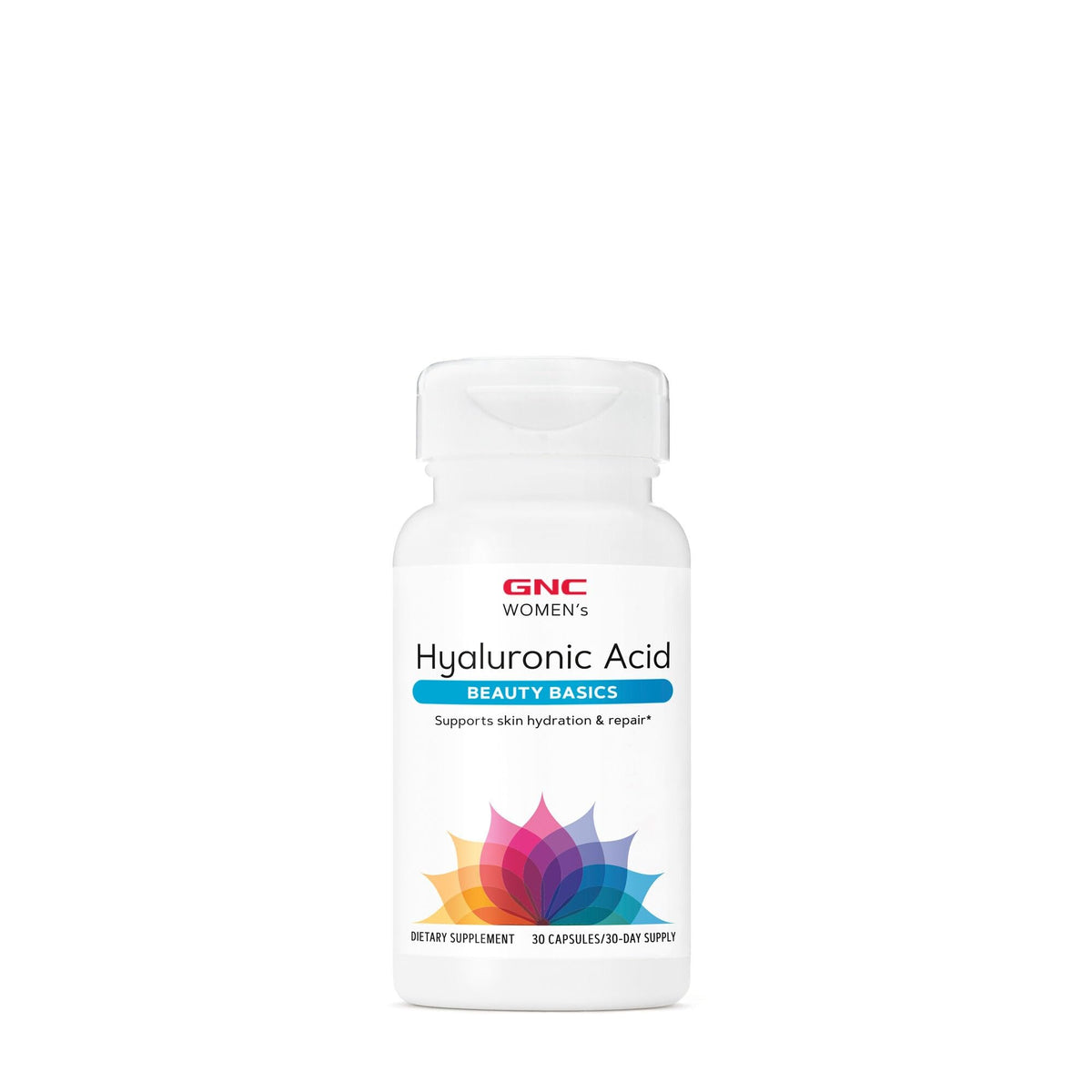 GNC Women's Hyaluronic Acid bottle front view