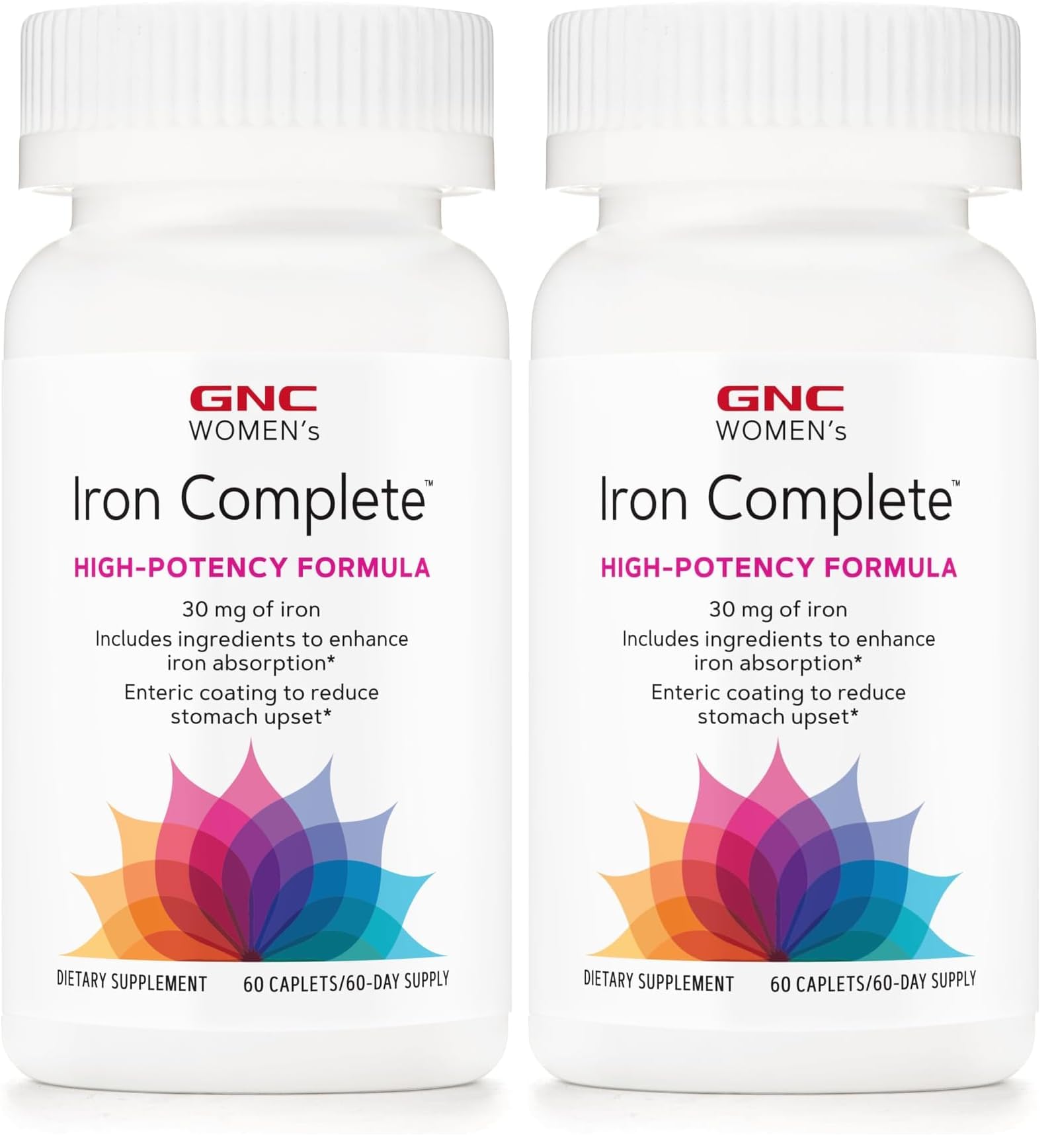 GNC Women's Iron Complete Multivitamin pack 2 front view