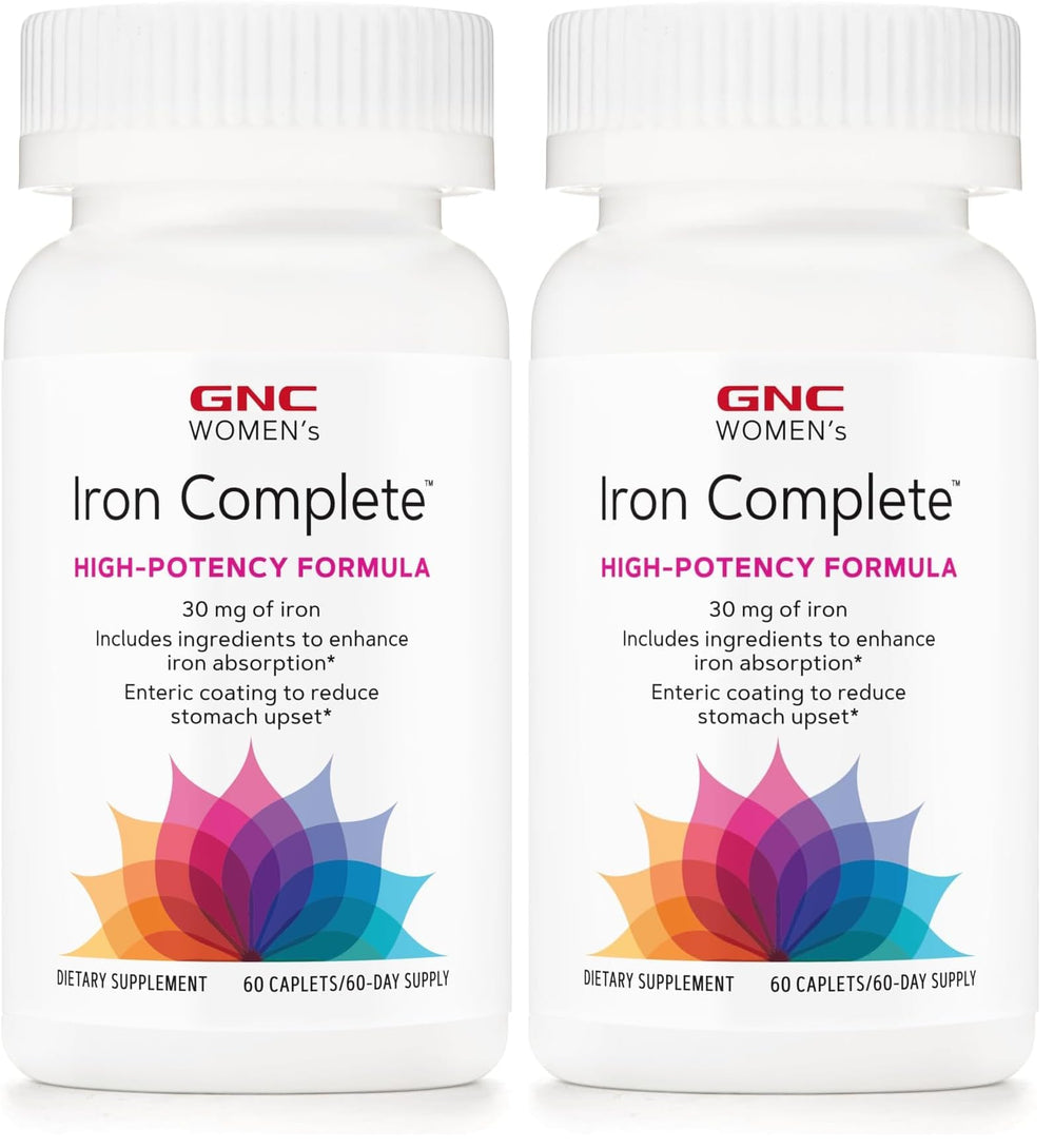 GNC Women's Iron Complete Multivitamin pack 2 front view