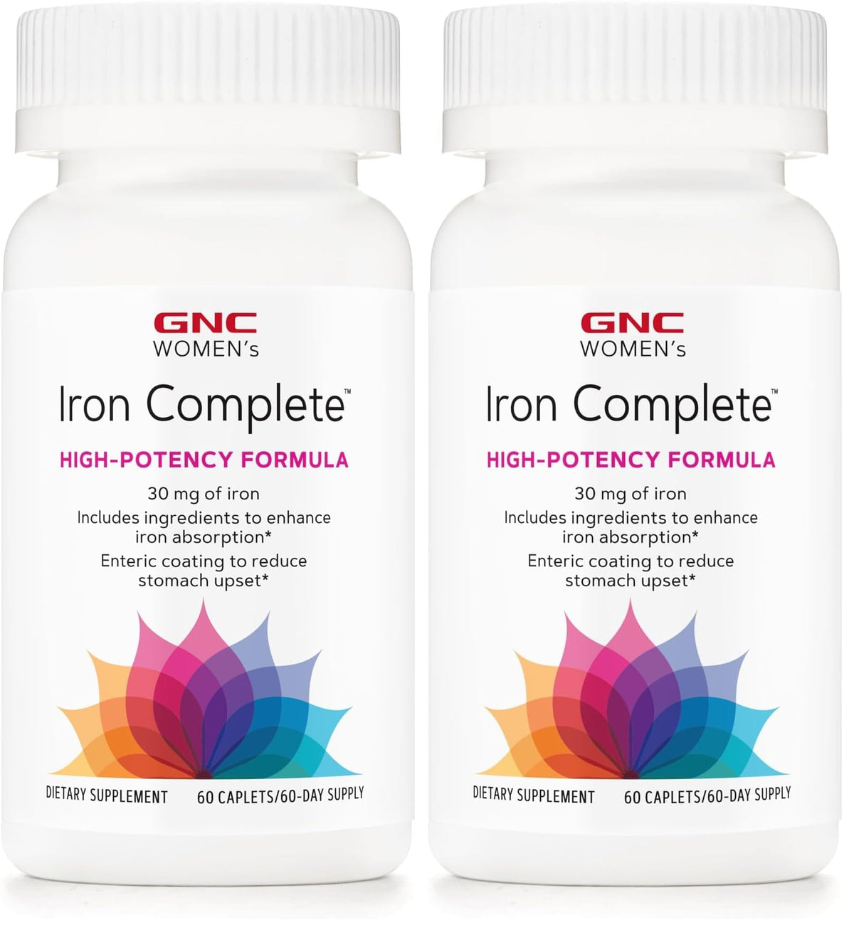 GNC Women's Iron Complete Multivitamin pack 2 front view