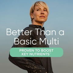 Back label of GNC Women's Multivitamin 50+ bottle