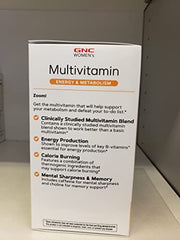 Twin Pack bottles shown side by side for GNC Women's Multivitamin Energy & Metabolism