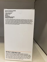 Close-up of the GNC Women's Multivitamin Energy & Metabolism label