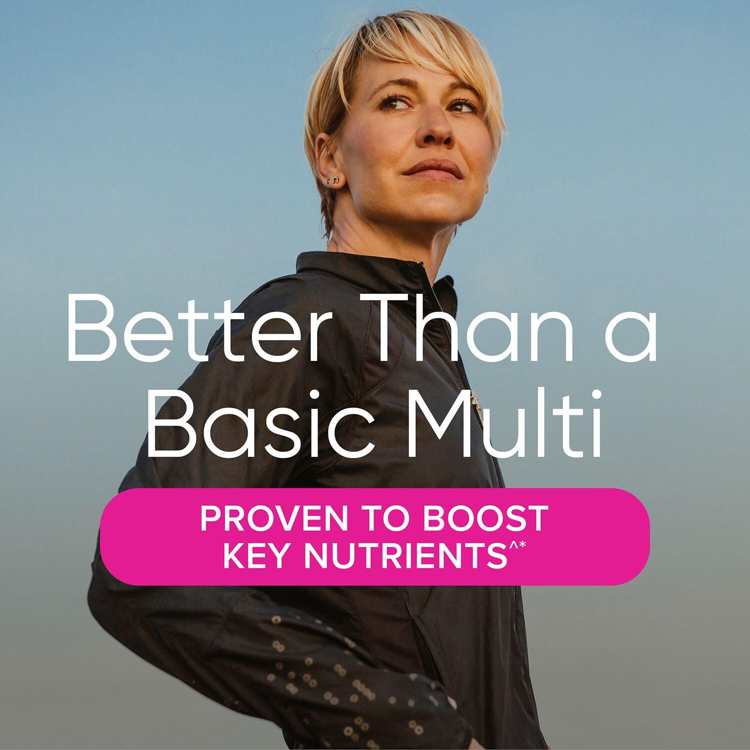 Back label with supplement facts on GNC bottle