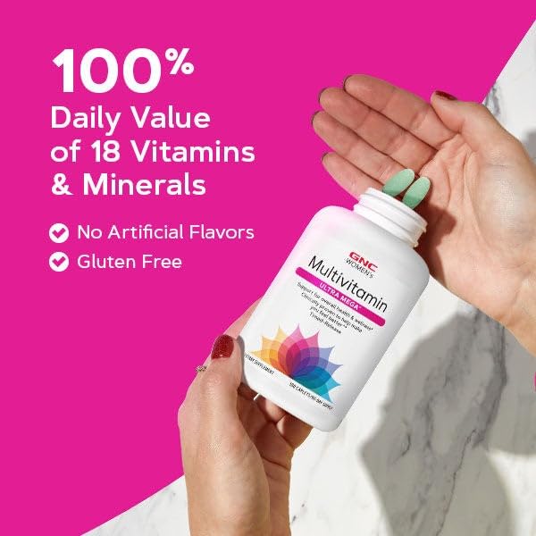 Gluten-free multivitamin caplets from GNC