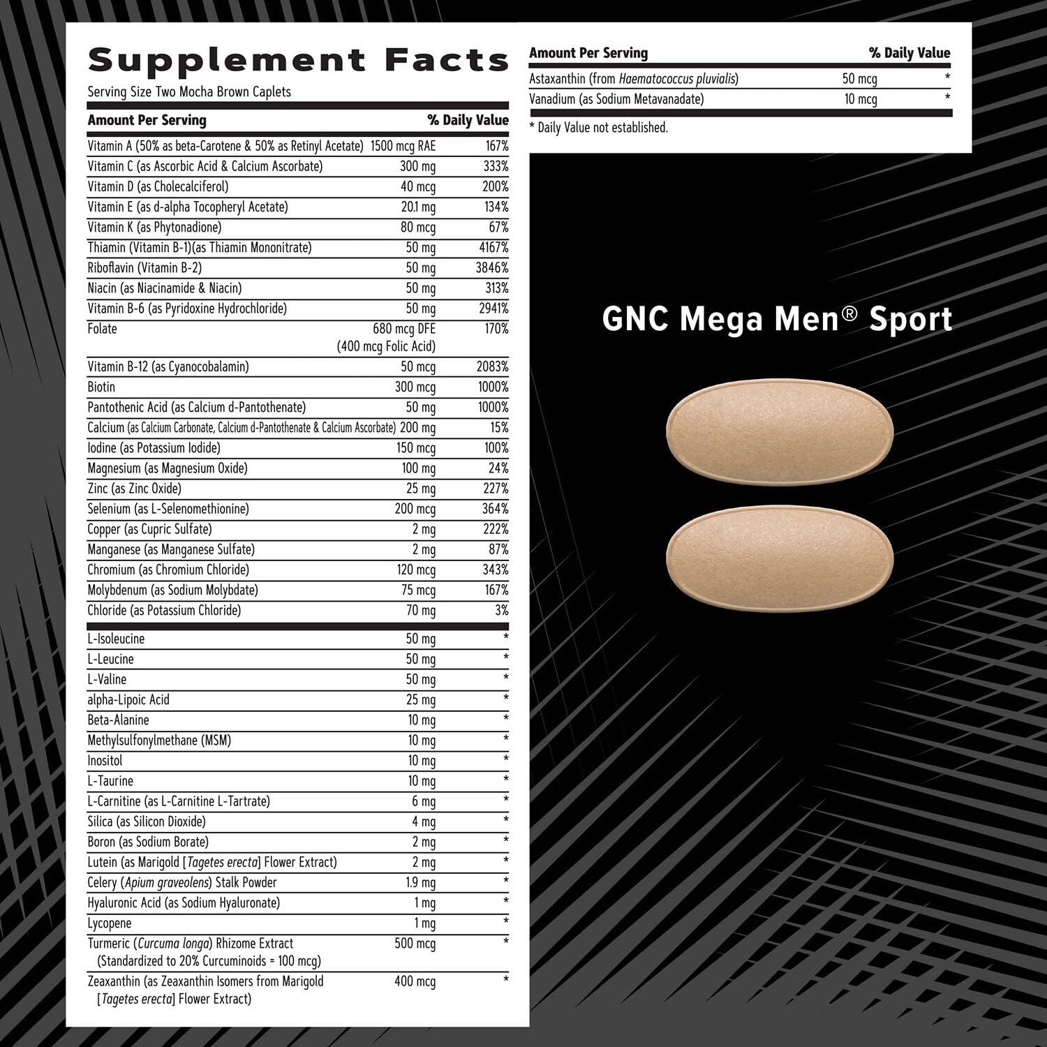 L-Arginine and nitric oxide support formula in Vitapak