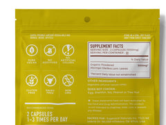 Go-Lacta Packaging with 60 Organic Moringa Capsules for Postnatal Support