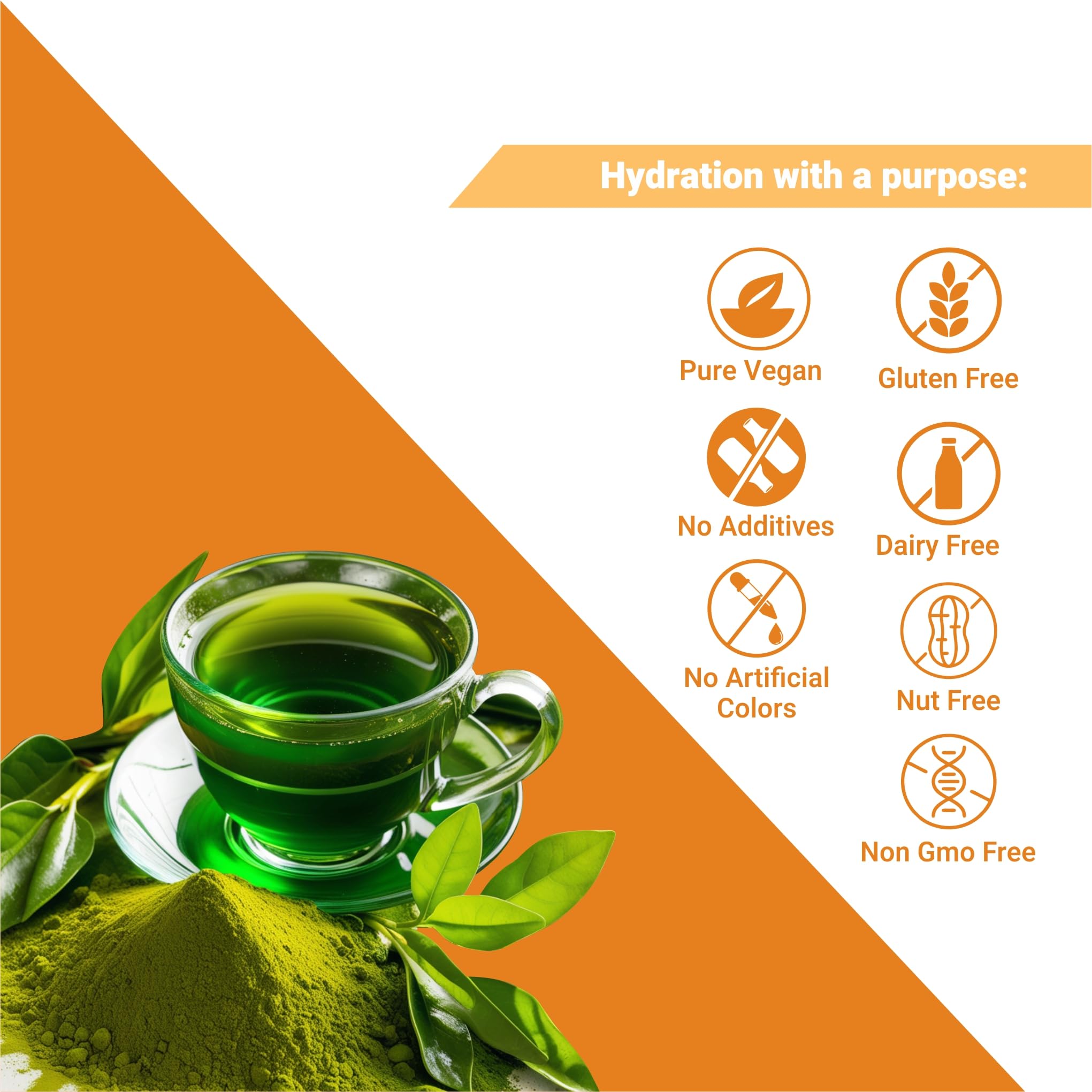 Nutritional panel and ingredients of Go-Lacta Moringa Tea