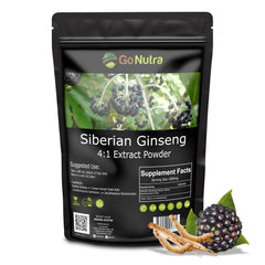 Go Nutra Eleuthero powder packaging 4 oz