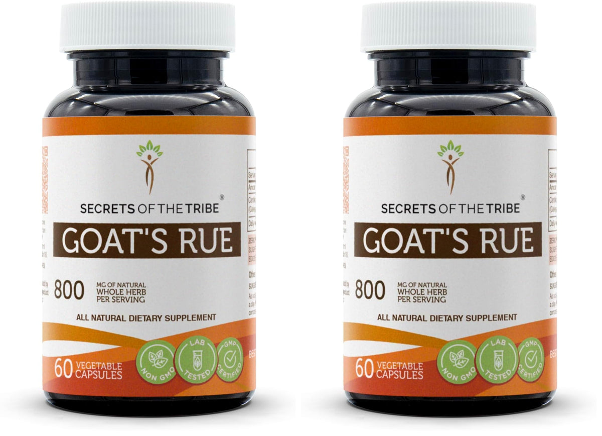 Goat's Rue 60 capsules bottle and packaging front