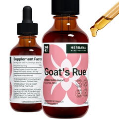 Goat's Rue Liquid Extract 2 oz bottle with dropper for lactation support