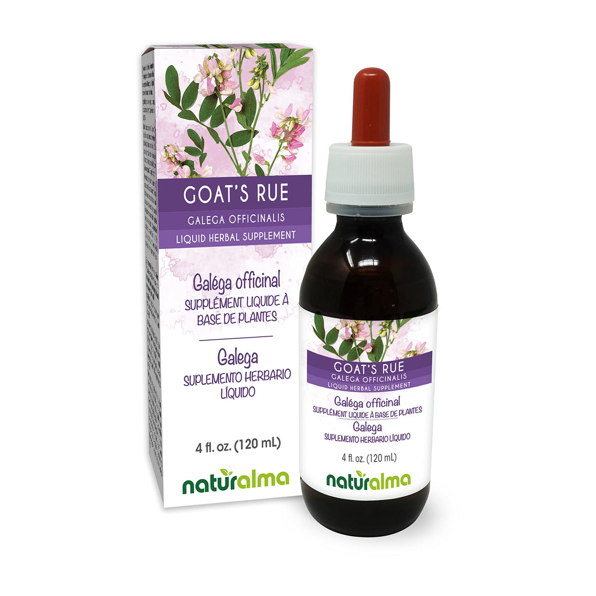 Naturalma Goat's Rue tincture bottle - 4 oz