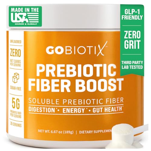 Gobiotix fiber powder with prebiotic packaging