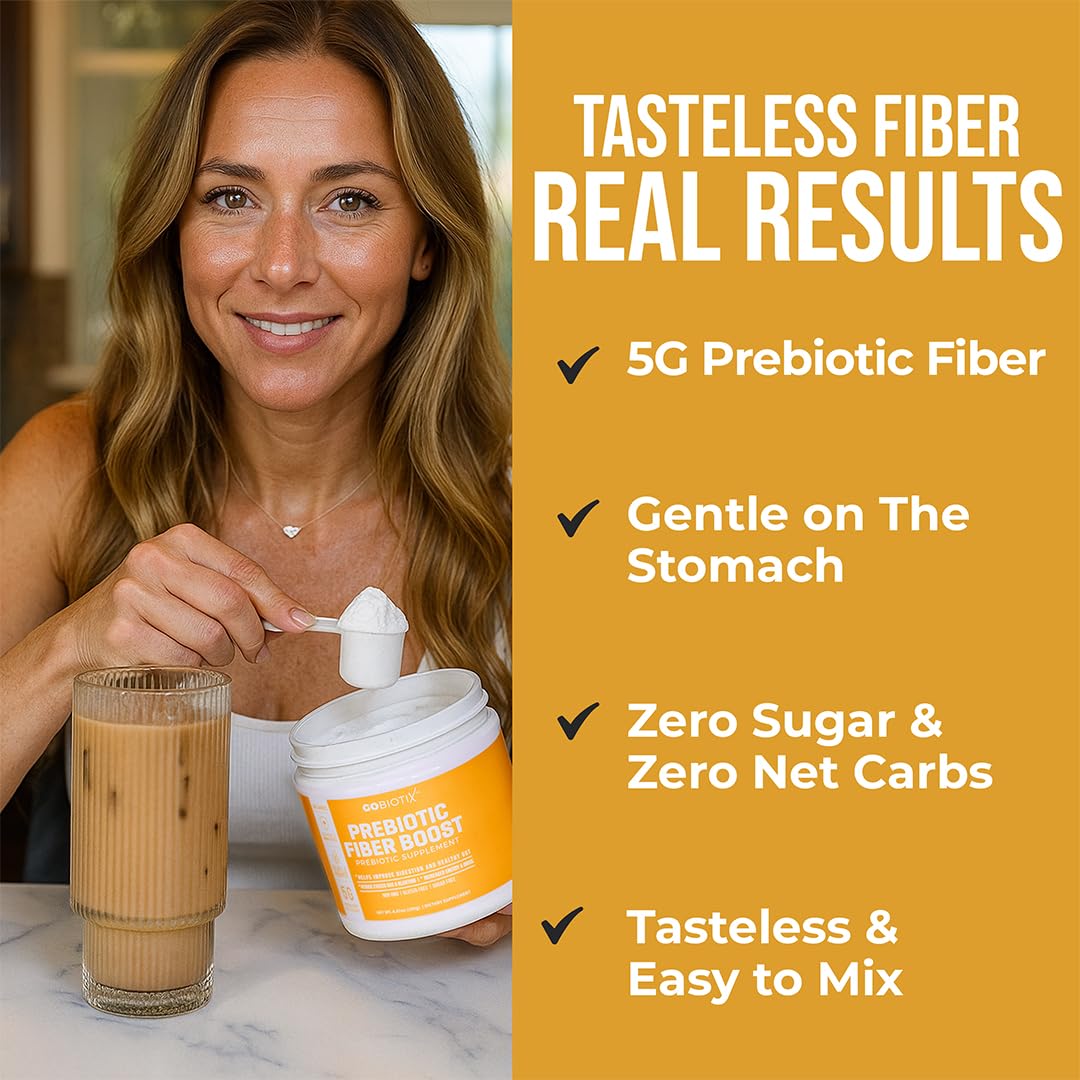 Gobiotix fiber powder mixed in a glass of water