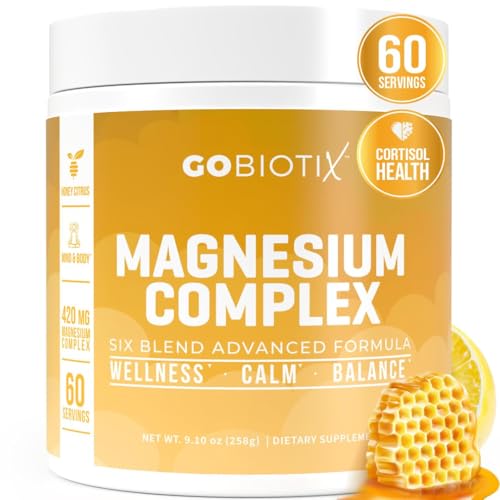 GoBiotix Magnesium Glycinate Powder Honey Citrus hero image