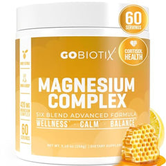 GoBiotix Magnesium Glycinate Powder Honey Citrus hero image