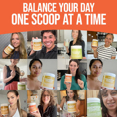 GoBiotix measuring spoon ready to scoop daily