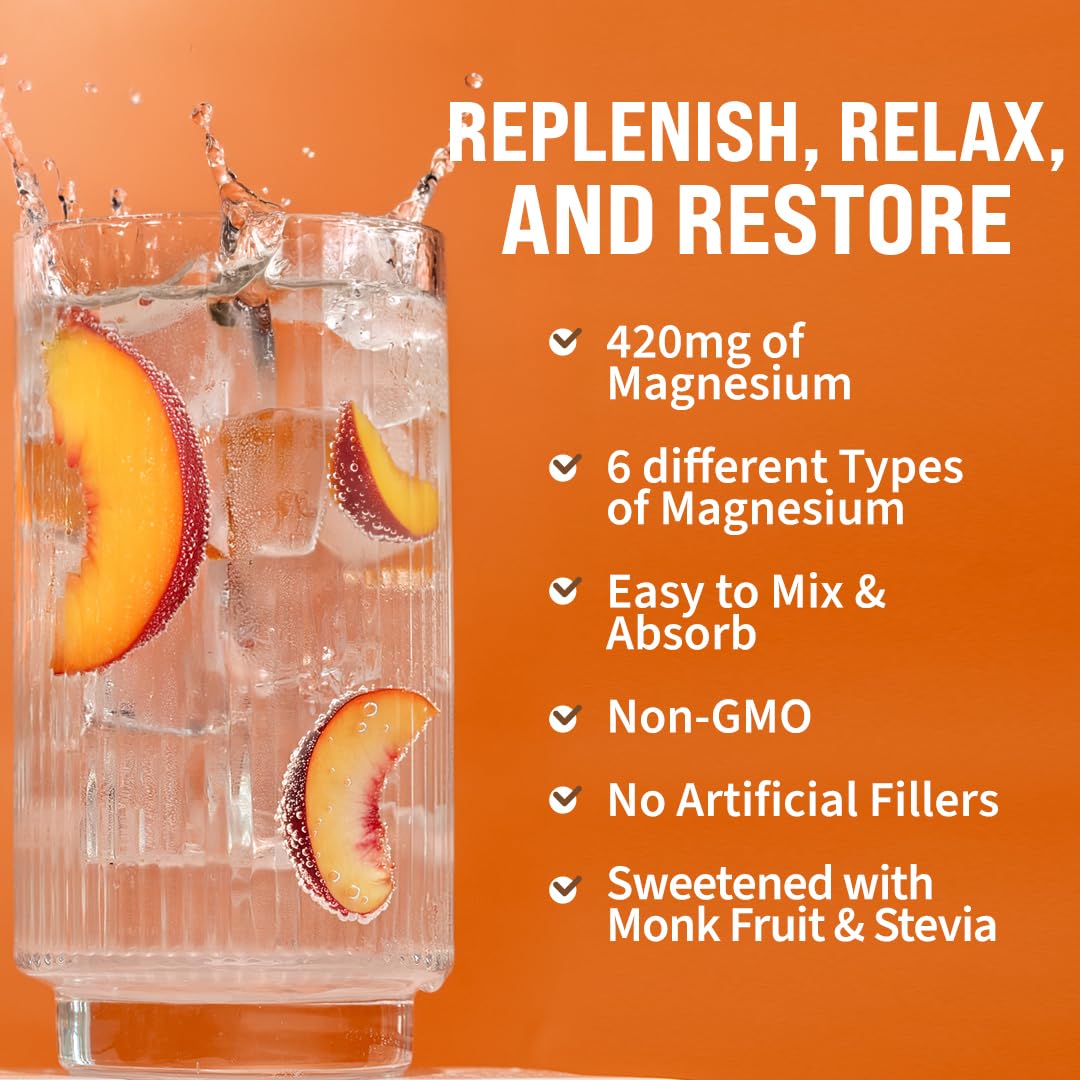 GoBiotix peach tea glass showing refreshing flavor option