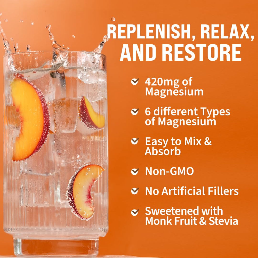 GoBiotix peach tea glass showing refreshing flavor option