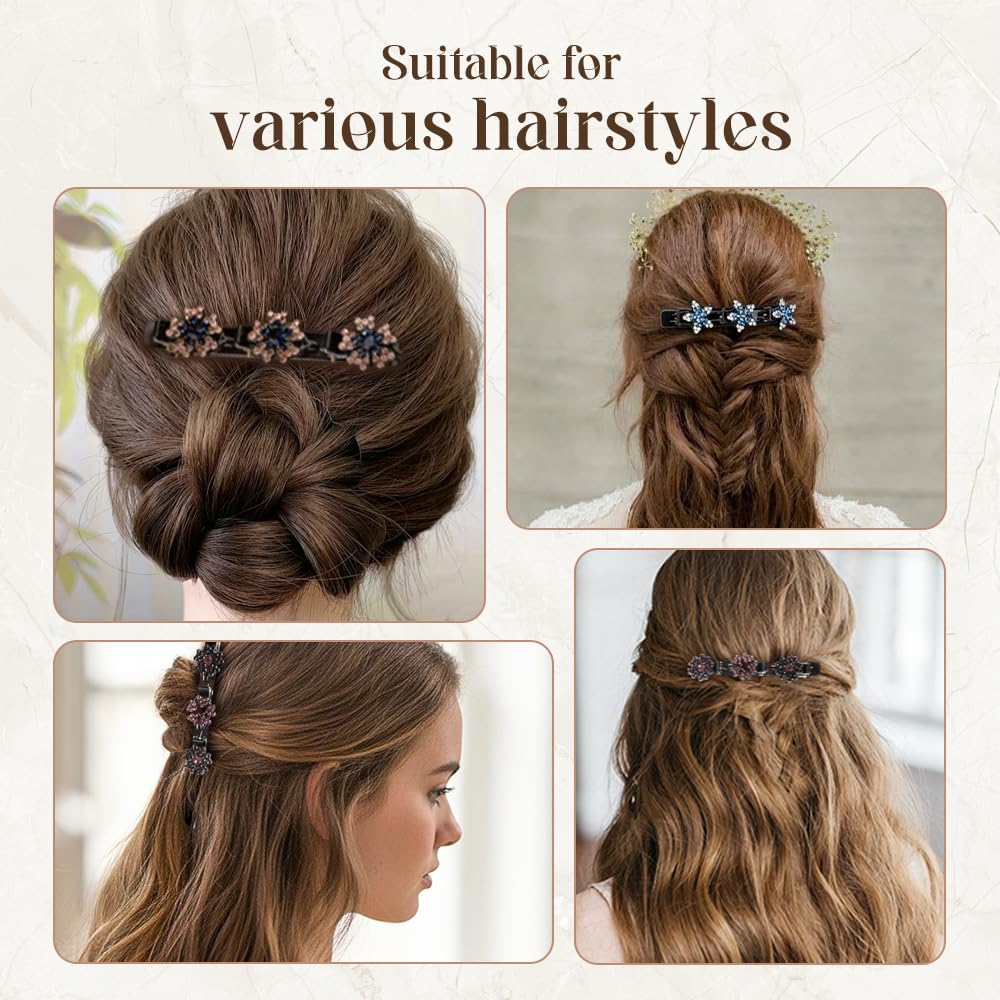 Godmifa three-clip design enabling quick braided looks.
