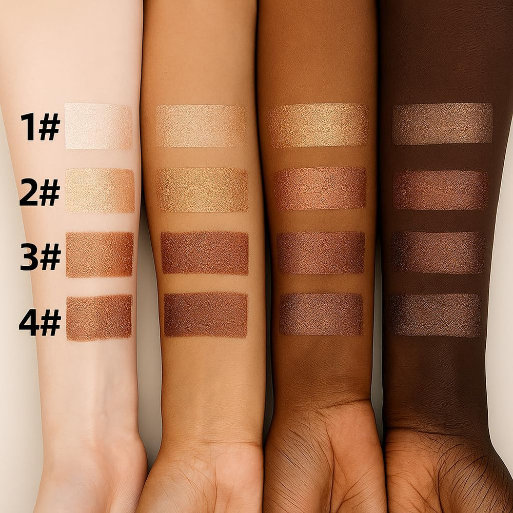 GOERTI Shimmer on shoulders for sun-kissed radiance.