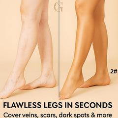 GOERTI bronze shade swatches on different skin tones