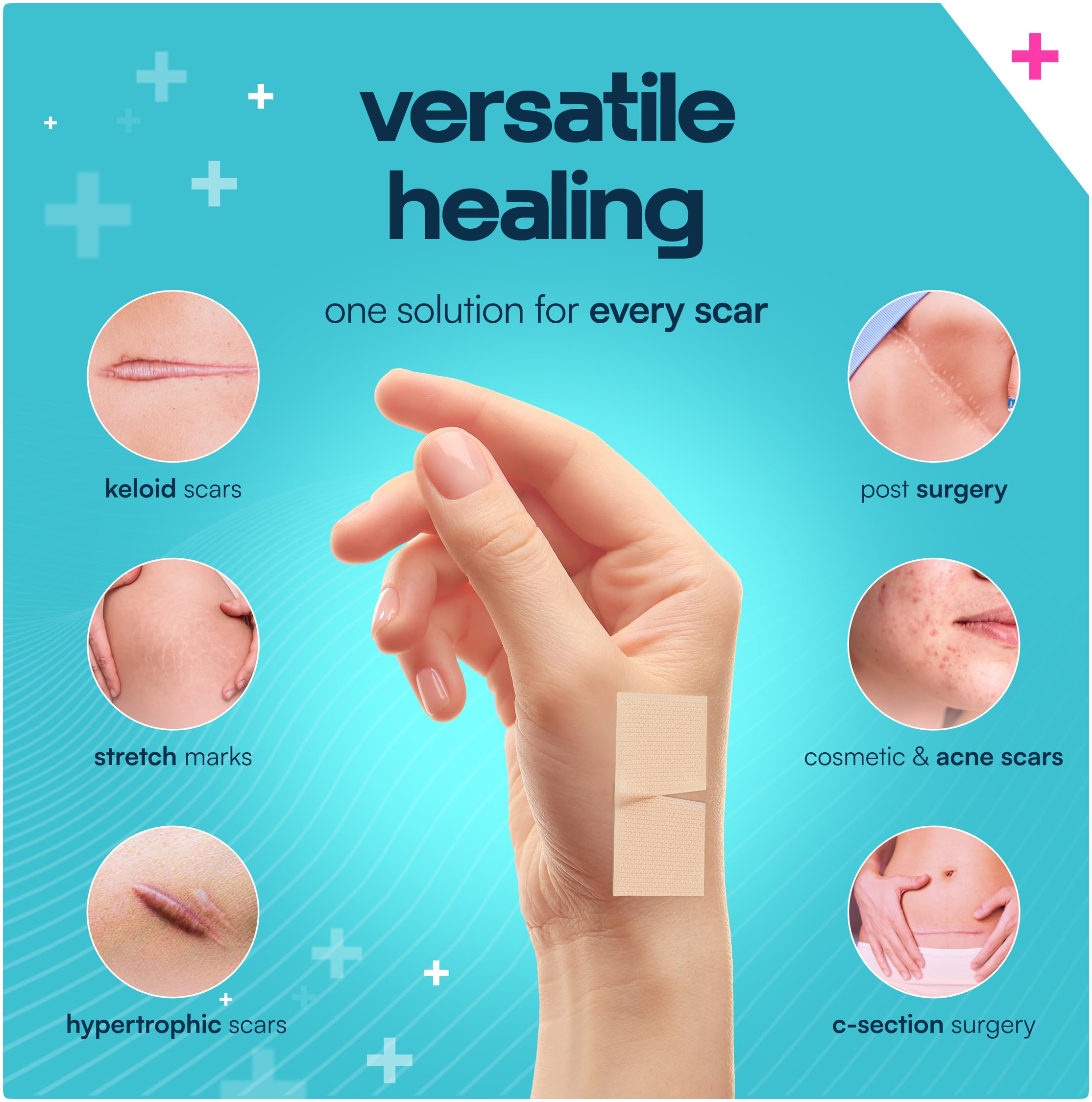 GoGleefy scar sheets roll breathable tape for comfortable 24-hour wear