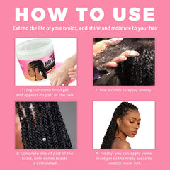 Goiple Braiding Gel works for all hair types with no buildup