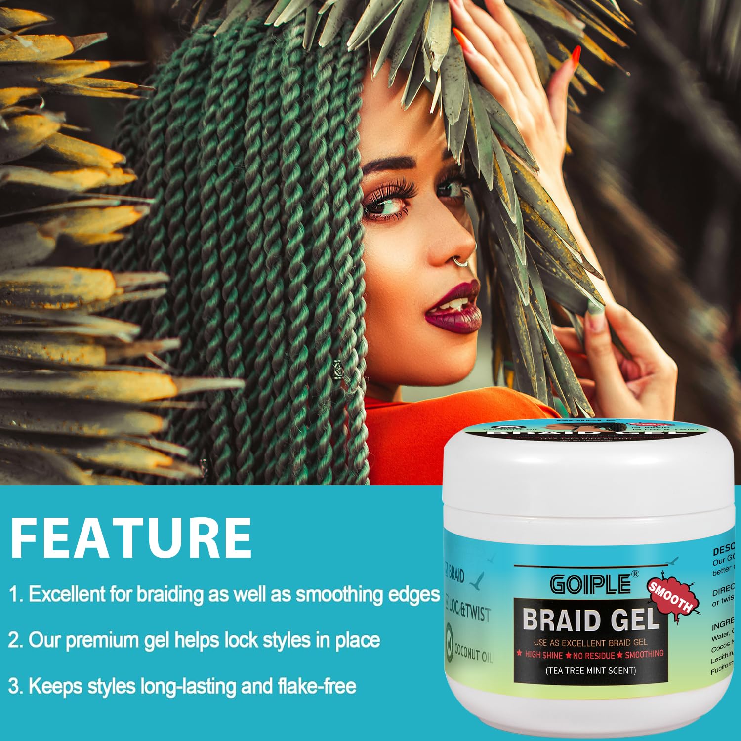 Goiple gel smooths frizz without flaking