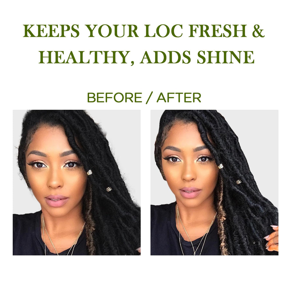 Goiple Braids and Twists Hydration Spray for protective styles and shine.