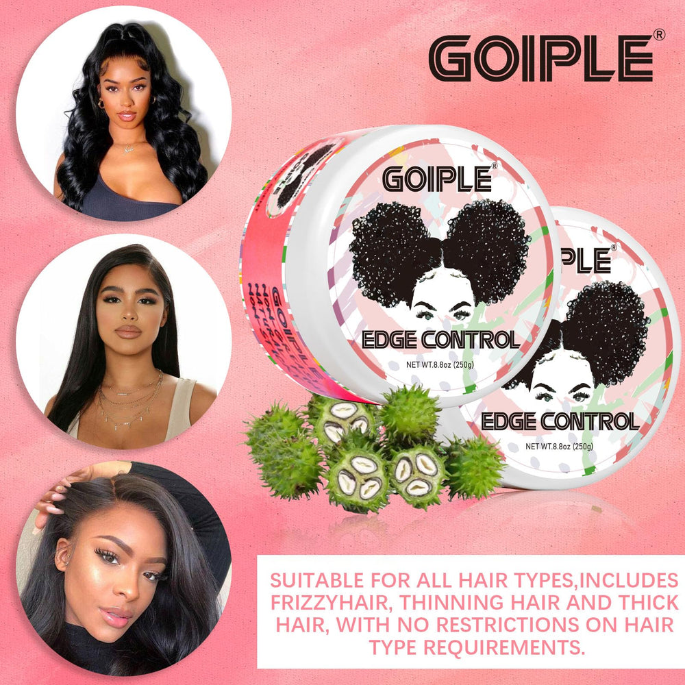 Goiple edge control wax is easy to apply for beginners and on wigs.