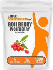 Goji Berry Powder 1kg container from BulkSupplements.com