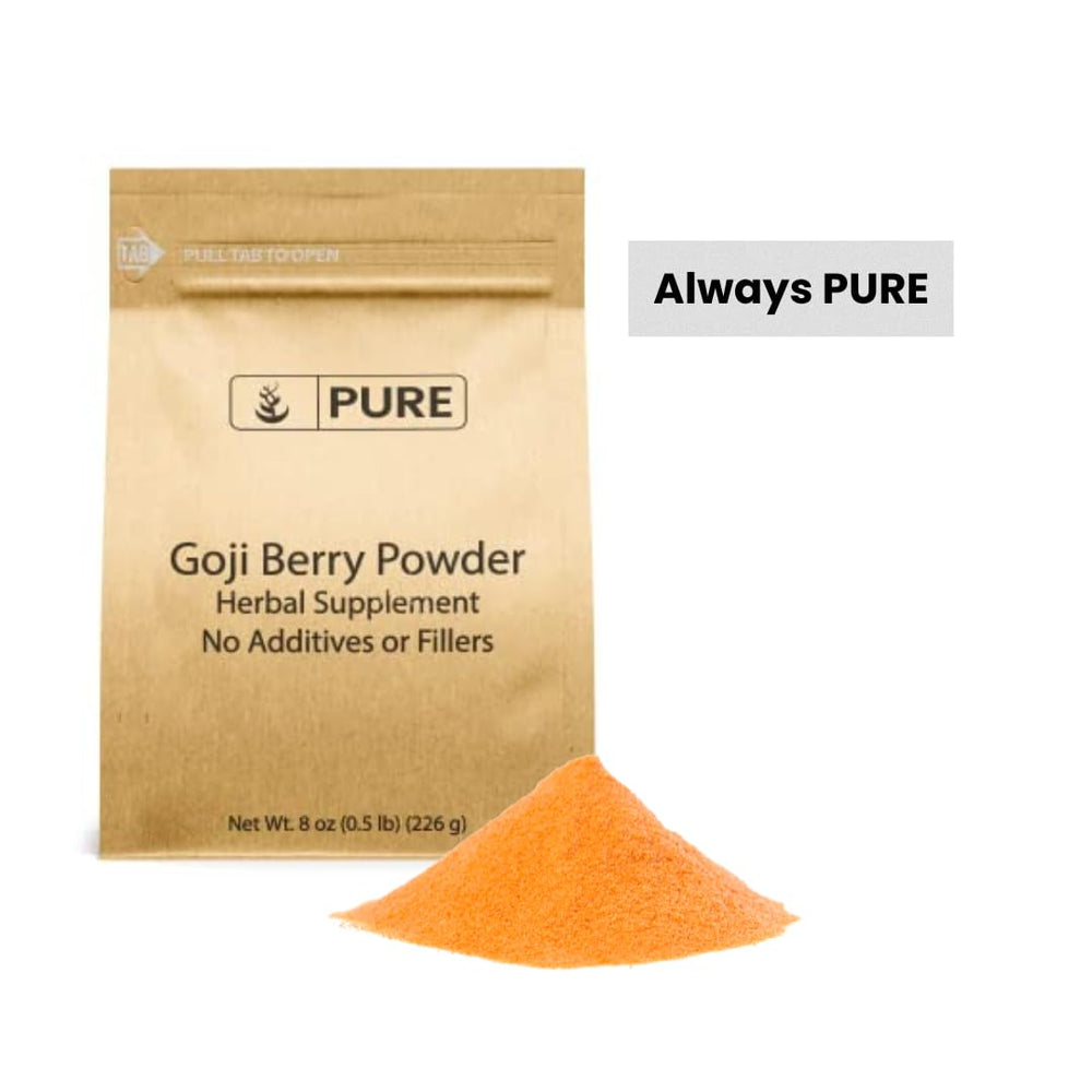 Close-up of Goji Berry Powder ingredients