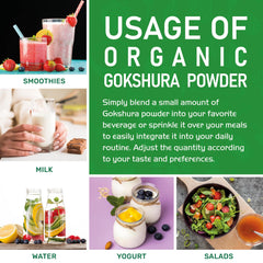 Packaging of Jiva Organics Gokshura 7oz bag