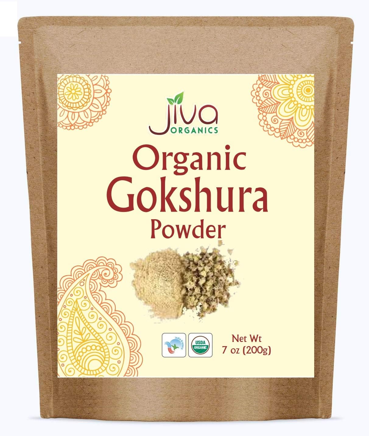 Jiva Organics Gokshura Powder 7oz bag