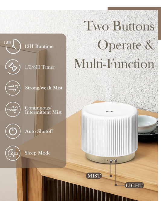 Ceramic diffuser with a gold base close-up