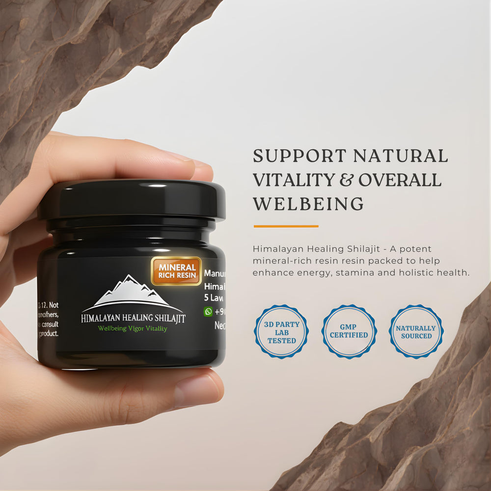 Pure Shilajit resin 30g – lab-tested potency