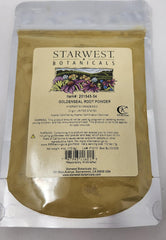 Measuring spoon with goldenseal root powder