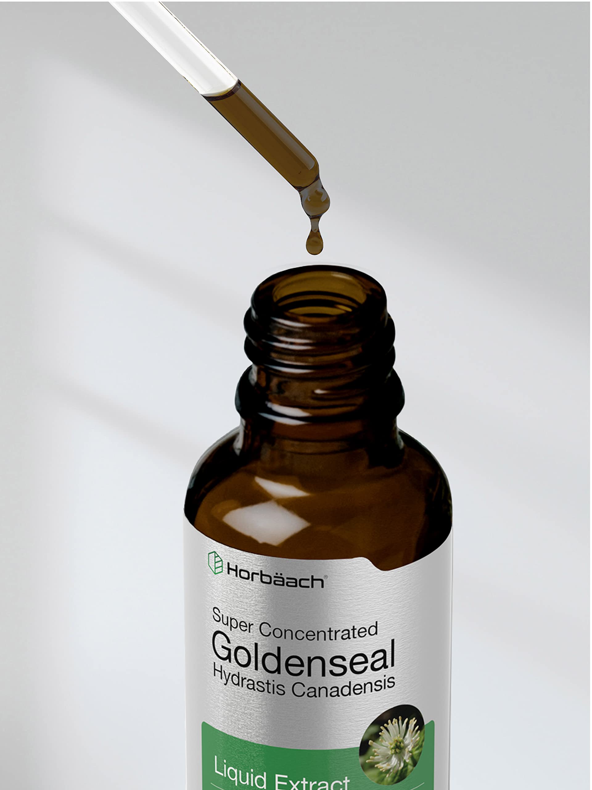 Dropper and Goldenseal tincture bottle