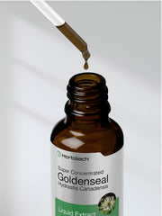 Dropper and Goldenseal tincture bottle